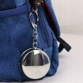 Кухоль складний телескопічний 240 мл сталевий Line Art Nebraska, з карабіном, колір сріблястий - 110053421-77