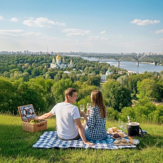 Плед флісовий двосторонній Soft Me Picnic 130х180см, колір темно-синій/білий/чорний - 70030105-44 Плед флісовий двосторонній Soft Me Picnic 130х180см, колір темно-синій/білий/чорний - 70030105-44