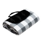 Плед флісовий двосторонній Soft Me Picnic 130х180см, колір сірий/чорний/білий - 70030105-01 Плед флісовий двосторонній Soft Me Picnic 130х180см, колір сірий/чорний/білий - 70030105-01