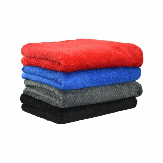 Плед флісовий Soft Me Diamond 130х180см, колір синій - 70030205-03