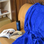 Плед флісовий Soft Me Diamond 130х180см, колір синій - 70030205-03