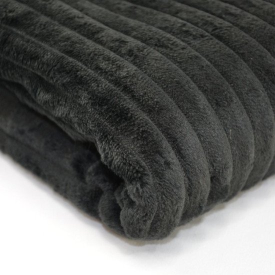 Плед флісовий Soft Me Line 130х180см, колір чорний - 70030305-01