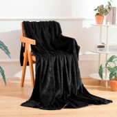 Плед флісовий Soft Me Fancy 130х180см, колір чорний - 70030405-01