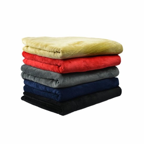 Плед флісовий Soft Me Fancy 130х180см, колір пісочно-бежевий - 70030405-17