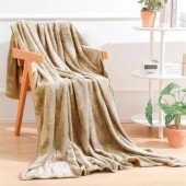 Плед флісовий Soft Me Fancy 130х180см, колір пісочно-бежевий - 70030405-17