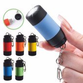 Ліхтарик-брелок акумуляторний TheGeneral Fornax з карабіном, колір чорний/жовтий - 100020622-05