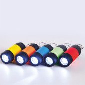 Ліхтарик-брелок акумуляторний TheGeneral Fornax з карабіном, колір чорний/жовтий - 100020622-05