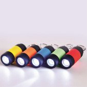 Ліхтарик-брелок акумуляторний TheGeneral Fornax з карабіном, колір чорний/червоний - 100020622-02