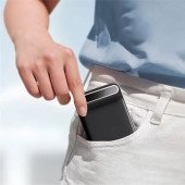 Повербанк 10000 mAh TheGeneral Ampato, бездротова зарядка 15W, цифровий індикатор, колір чорний - 40012619-01