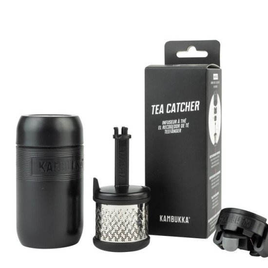 Заварник Kambukka з сіткою для чаю для термокружки Etna, колір чорний - 11-01054