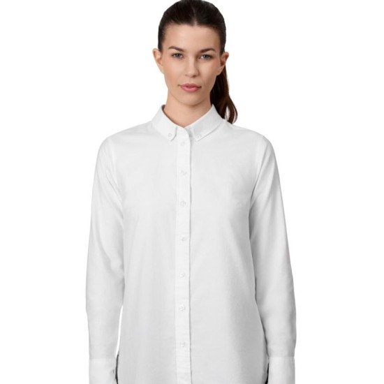 Сорочка жіноча Seven Seas Oxford long modern, колір білий - S63001S