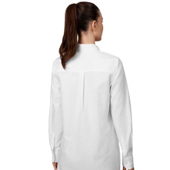 Сорочка жіноча Seven Seas Oxford long modern, колір білий - S63001S