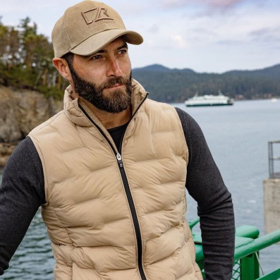 Жилет чоловічий Cutter&Buck Baker, колір пісочний - 351468044XL