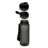 Пляшка для води 650 мл тританова Line Art Flores, колір сірий - 60014218-07