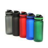 Пляшка для води 650 мл тританова Line Art Flores, колір синій - 60014218-03