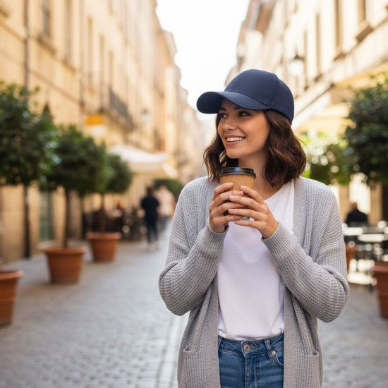 Кепка coFEE Smooth, колір темно-синій - 4310.14 CO