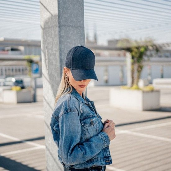 Кепка coFEE Recycled canvas, колір сірий - 4360.7 CO