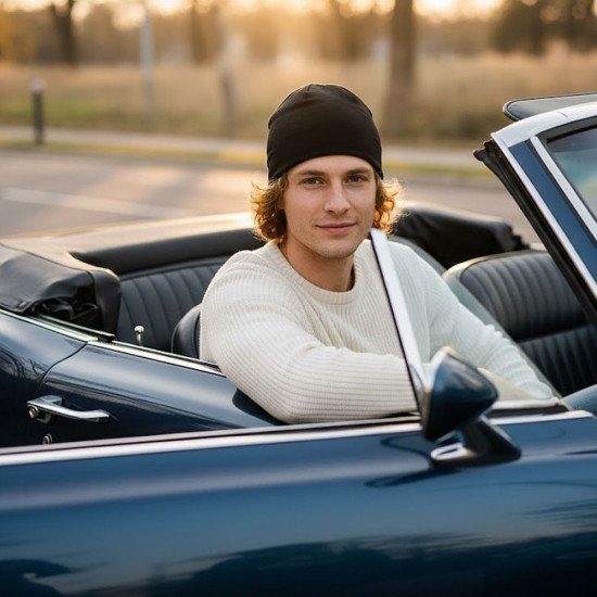 Шапка coFEE Jersey fleece, колір чорний - 3005.3 CO