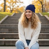 Шапка coFEE Jersey fleece, колір темно-синій - 3005.14 CO