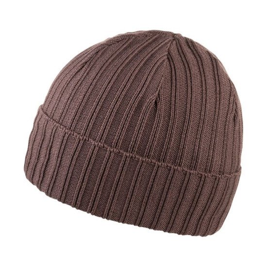 Шапка coFEE Cotton band, колір коричневий - 3063.13 CO