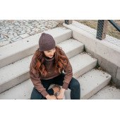 Шапка coFEE Cotton band, колір коричневий - 3063.13 CO