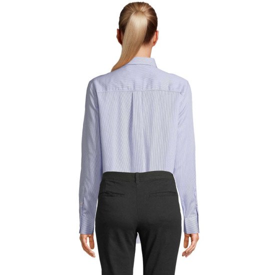 Сорочка жіноча NeoBlu Baptiste, колір блакитний в смужку - 043396063XL