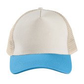 Кепка SOL'S Blink, колір натуральний/морський/лляний - 04451864TUN