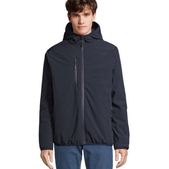 Куртка софтшел чоловіча SOL'S Falcon Padded, колір темно-синій - 044492323XL