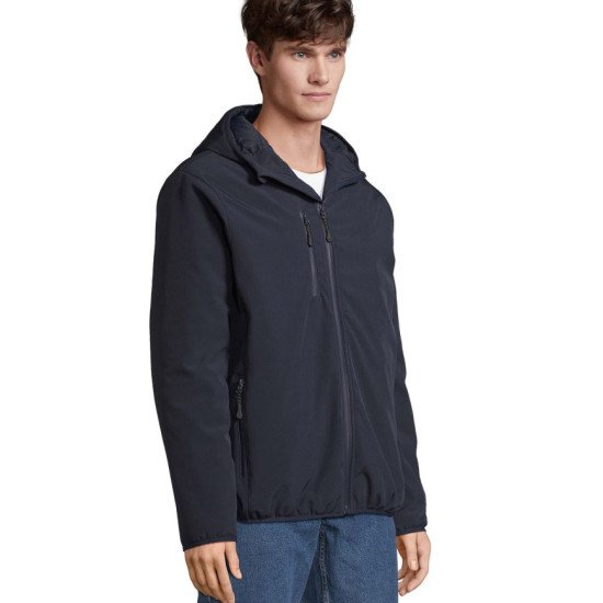 Куртка софтшел чоловіча SOL'S Falcon Padded, колір темно-синій - 044492323XL