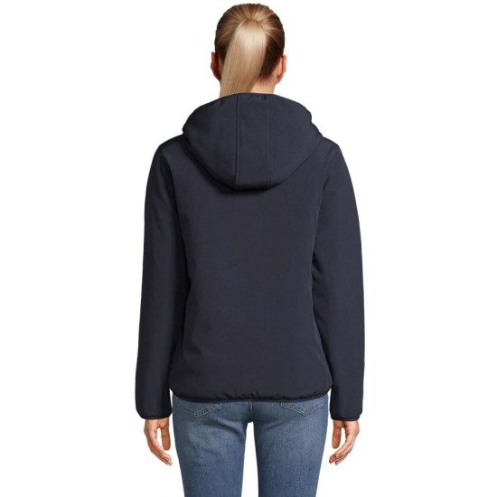 Куртка софтшел жіноча SOL'S Falcon Padded, колір темно-синій - 044502323XL