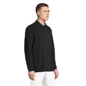 Лонгслів поло SOL’S Pacific LSL, колір чорний - 044413123XL