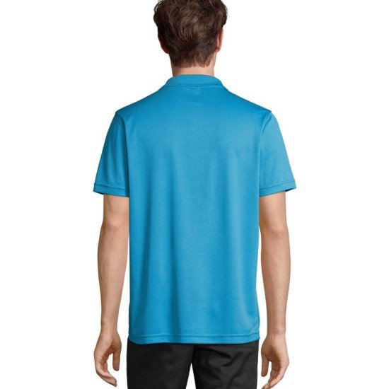 Футболка поло SOL’S Pitcher, колір морський - 04442321L