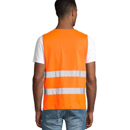 Жилет SOL’S Safety PRO, колір неоново-помаранчевий - 04288404TUN Жилет SOL’S Safety PRO, колір неоново-помаранчевий - 04288404TUN