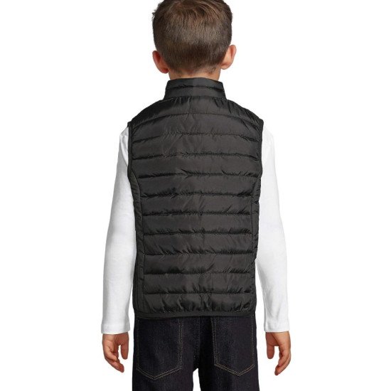 Жилет дитячий SOL’S Stream BW, колір чорний - 0444631204A