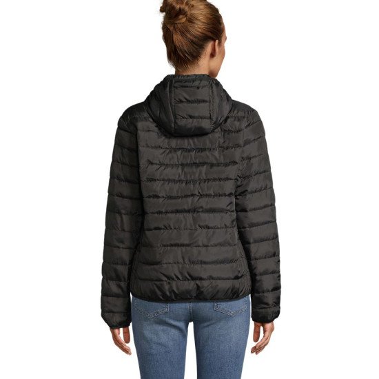 Куртка жіноча SOL’S Stream Hooded, колір чорний - 04445312L