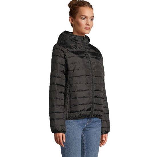 Куртка жіноча SOL’S Stream Hooded, колір чорний - 04445312L