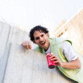 Термокружка 300 мл сталева Kambukka Etna, вакуумна, колір кораловий - 11-01055