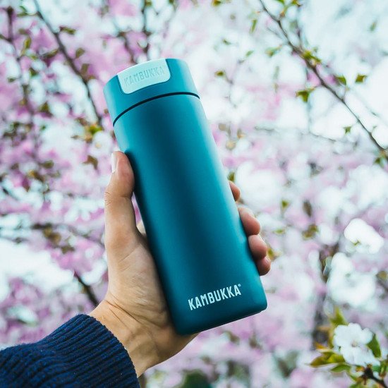 Термокружка 500 мл сталева Kambukka Olympus, вакуумна, колір насичений темно-синій - 11-02029