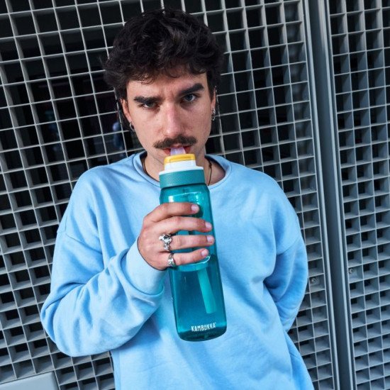 Пляшка для води 1 л тританова Kambukka Lagoon, колір темно-зелений - 11-04062