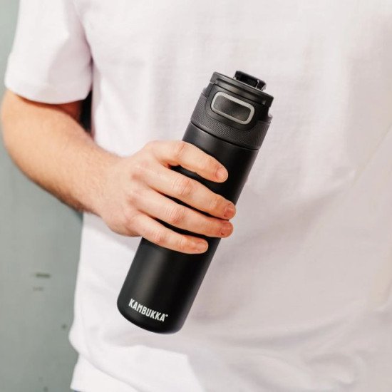 Кришка Kambukka Elton 3 в 1 з технологією Snapclean®, колір чорний - L03030