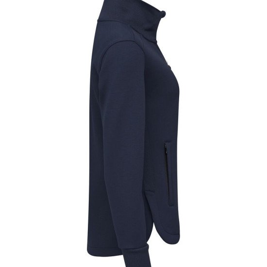 Світшот на блискавці жіночий Cutter&Buck Pemberton Cardigan FZ, колір темно-синій - 358427580XS