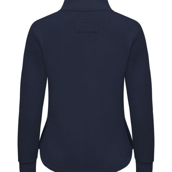 Світшот на блискавці жіночий Cutter&Buck Pemberton Cardigan FZ, колір темно-синій - 358427580XS