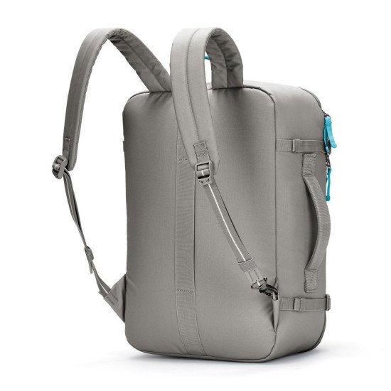 Рюкзак для подорожей антизлодій Pacsafe GO Carry-on 34, колір сірий/блакитний - 35155146 Рюкзак для подорожей антизлодій Pacsafe GO Carry-on 34, колір сірий/блакитний - 35155146