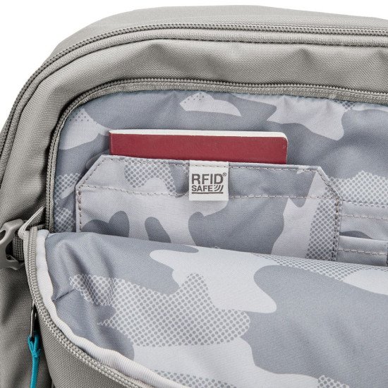 Рюкзак для подорожей антизлодій Pacsafe GO Carry-on 34, колір сірий/блакитний - 35155146 Рюкзак для подорожей антизлодій Pacsafe GO Carry-on 34, колір сірий/блакитний - 35155146
