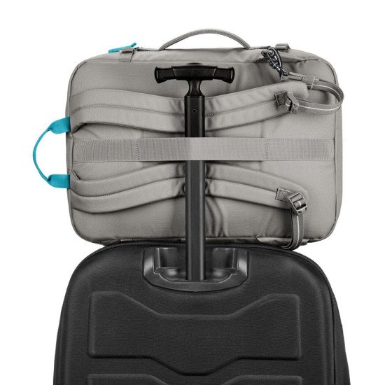 Рюкзак для подорожей антизлодій Pacsafe GO Carry-on 34, колір сірий/блакитний - 35155146 Рюкзак для подорожей антизлодій Pacsafe GO Carry-on 34, колір сірий/блакитний - 35155146