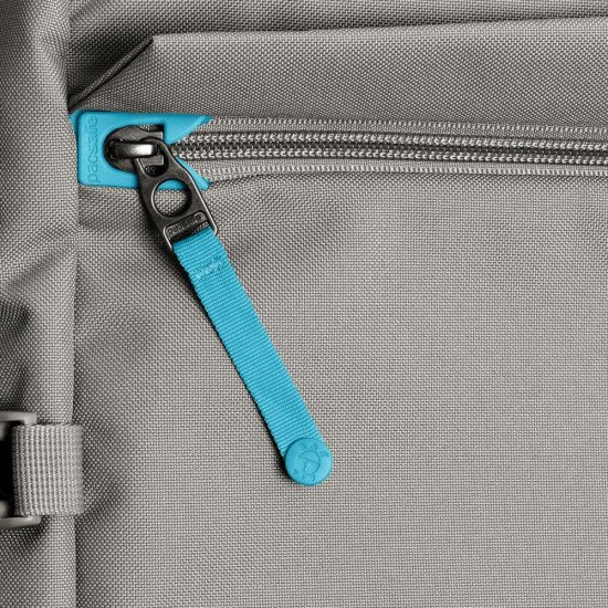 Рюкзак-сумка антизлодій Pacsafe GO Carry-on 44, колір сірий/блакитний - 35160146 Рюкзак-сумка антизлодій Pacsafe GO Carry-on 44, колір сірий/блакитний - 35160146