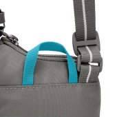 Сумка через плече антизлодій Pacsafe GO Tech Crossbody, колір сірий/блакитний - 35175146