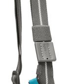 Сумка через плече антизлодій Pacsafe GO Tech Crossbody, колір сірий/блакитний - 35175146