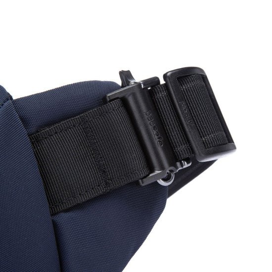 Сумка через плече антизлодій Pacsafe V Action Sling, колір темно-синій - 60161658