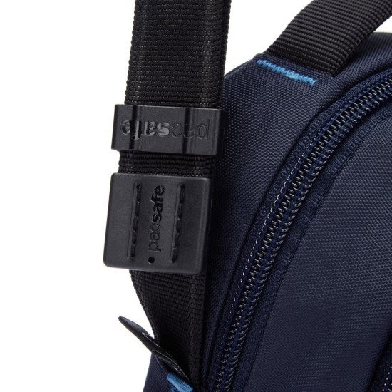 Сумка через плече антизлодій Pacsafe V Companion Crossbody, колір темно-синій - 61105658